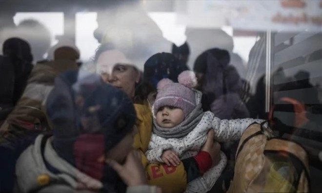 Ουκρανοί πρόσφυγες που κατέφθασαν στην Ελλάδα