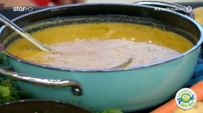  Συνταγή για βελουτέ σούπα με θαλασσινά