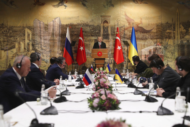 Ο Ερντογάν στη διαπραγμάτευση Ουκρανίας - Ρωσίας στην Κωνσταντινούπολη   