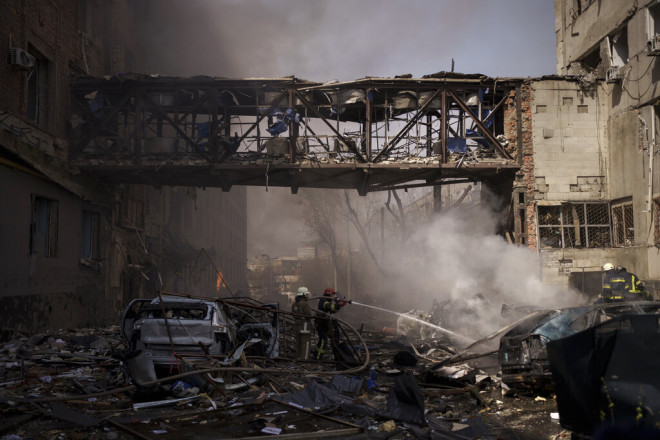 Τα αποτελέσματα των βομβαρδισμών της Ρωσίας στο Χάρκοβο   