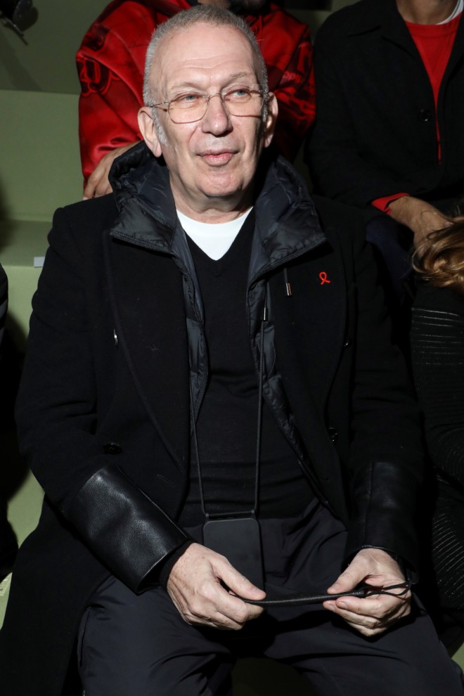 Ο Jean Paul Gaultier στην Εβδομάδα Μόδας του Παρισιού τον περασμένο Μάρτιο