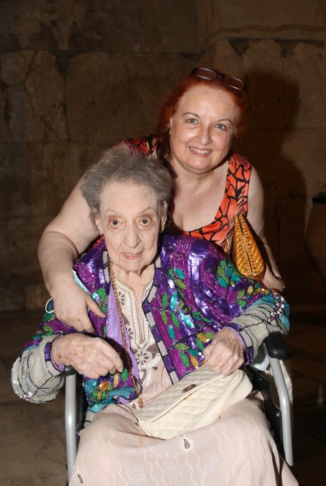 Η Ροζίτα Σώκου με την κόρη της Ιρένε Μαραντέι