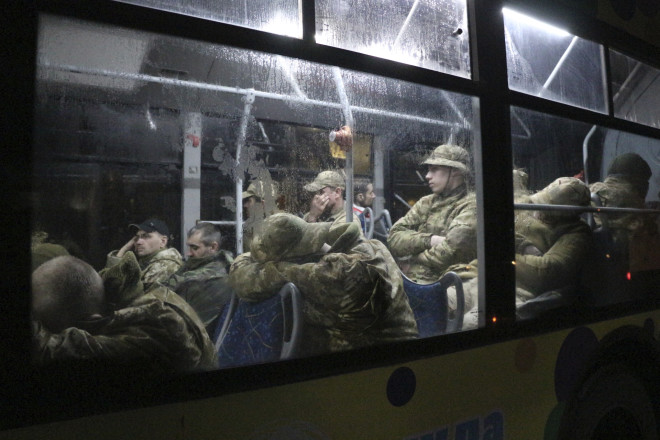 Ουκρανοί στρατιώτες Αζοφστάλ