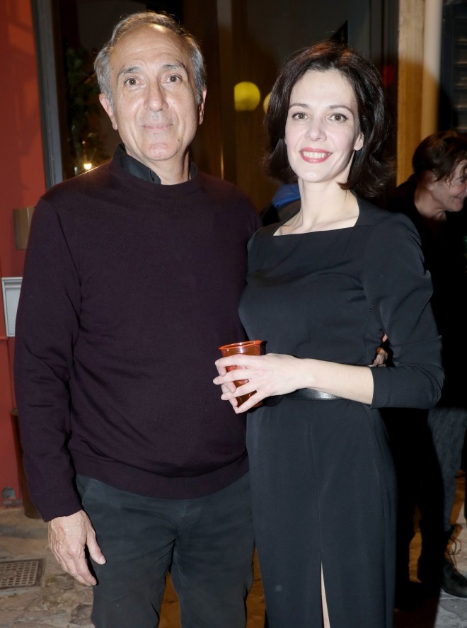 Γιάννης Νταλιάνης & Μαριλίτα Λαμπροπούλου στην πρεμιέρα της παράστασης Η Κληρονομιά τον περασμένο Νοέμβριο