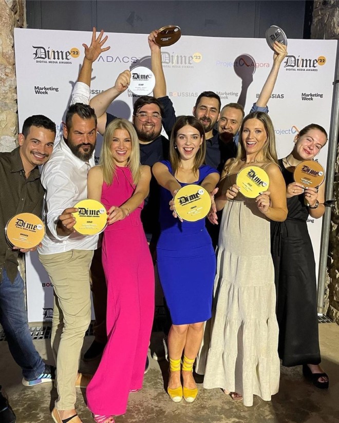 Το Star πήρε 8 βραβεία για τα social media στα DiMe Awards 2022