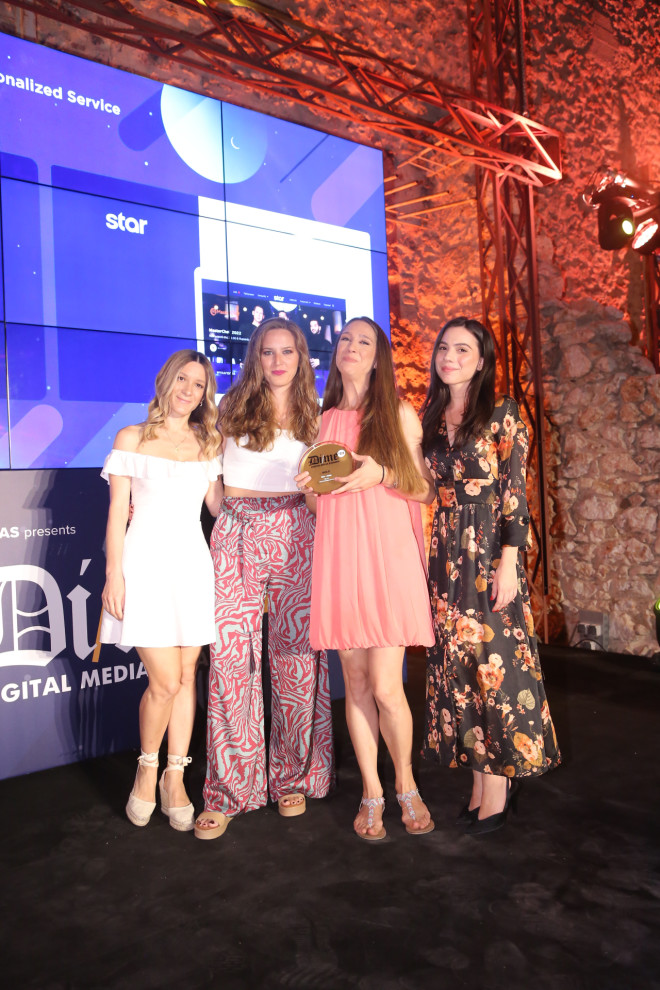 Χρυσό στα digital media awards για το Star (Νεφέλη Αγκυρίδου, Ηδύλη Γκλιάτη, Μαριέλλα Ιβάνοφ, Ελένη Θεοχαροπούλου)