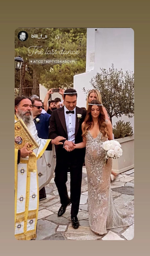  η Ιωάννα Σιαμπάνη και ο Τζίμης Σταθοκωστόπουλος παντρεύτηκαν γάμος έγκυος νυφικό -3
