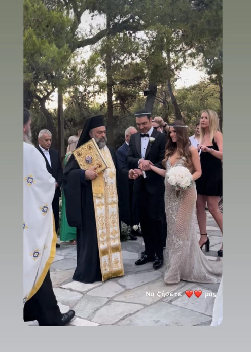  η Ιωάννα Σιαμπάνη και ο Τζίμης Σταθοκωστόπουλος παντρεύτηκαν γάμος έγκυος νυφικό -5