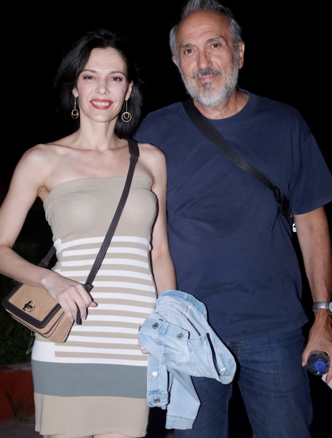 Η Μαριλίτα Λαμπροπούλου με τον σύζυγό της, ηθοποιό Γιάννη Νταλιάνη