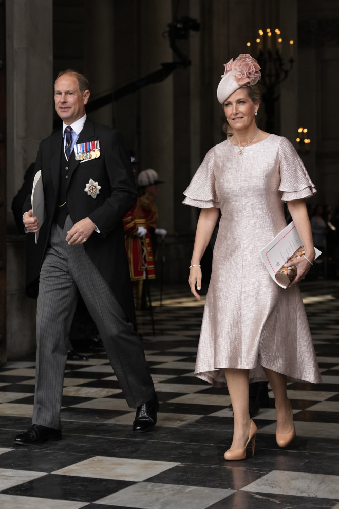Το πριγκιπικό ζευγάρι στον εορτασμό του Πλατινένιου Ιωβηλαίου της βασίλισσας Ελισάβετ. 