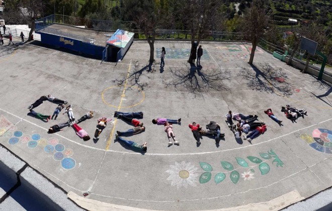 «ΟΧΙ ΣΤΗ ΒΙΑ», το μήνυμα των μαθητών του δημοτικού σχολείου στα Βορίζια