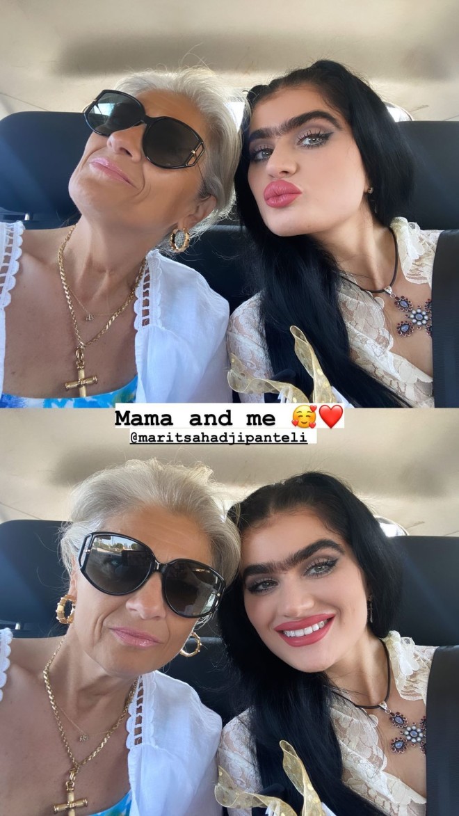 Σοφία & Μαρίτσα Χατζηπαντελή: Μαμά και κόρη ποζάρουν στην ιδια selfie
