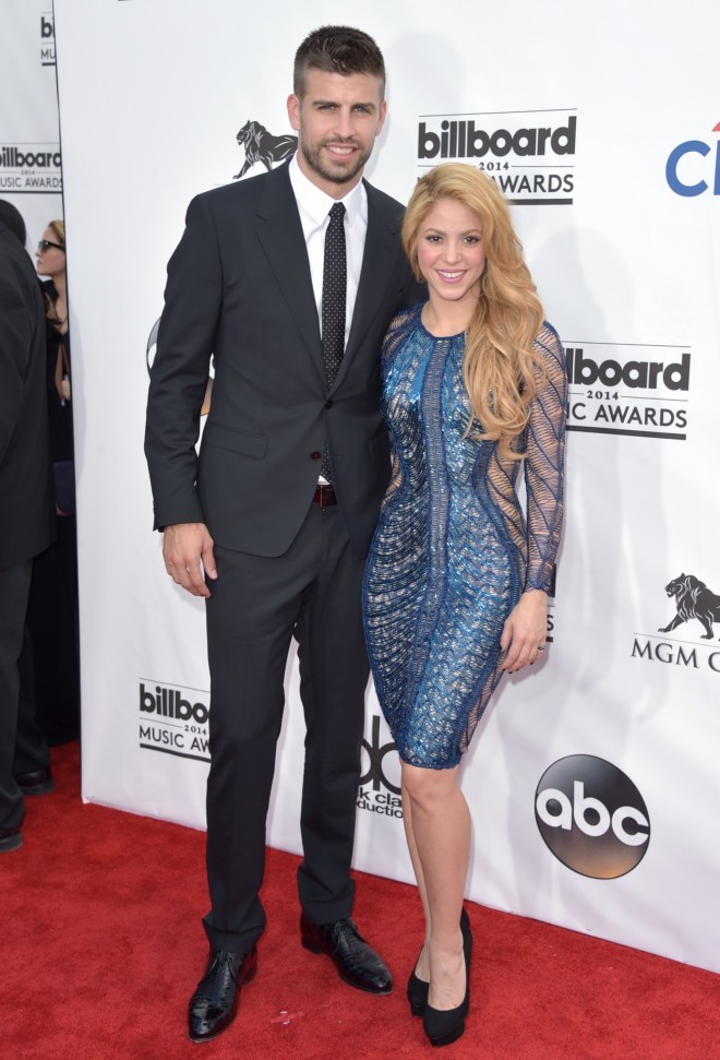 Shakira-Piqué άκρως εντυπωσιακοί στα μουσικά βραβεία Billboard το 2014 /Φωτογραφία AP Images