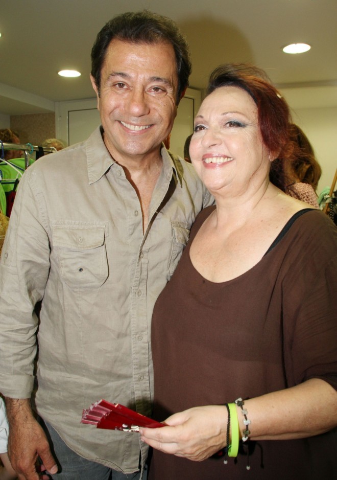 Ο Δάνης Κατρανίδης το 2012 με την πρώην σύζυγό του, Μίρκα Παπακωνσταντίνου /Φωτογραφία NDP Photo Agency