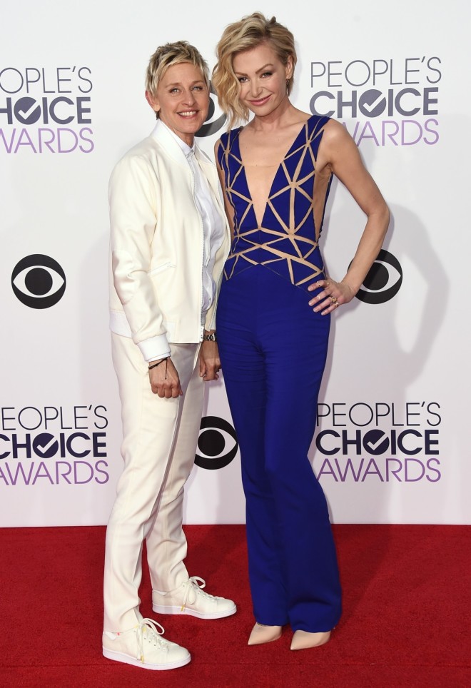 Ellen DeGeneres & Portia de Rossi στα People's Choice Awards το 2017
