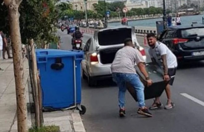 Θεσσαλονίκη: Έκλεψαν χρηματοκιβώτιο και τους έπεσε στη μέση της παραλιακής!
