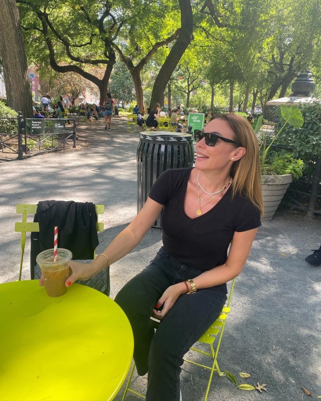 Τατιάνα Στεφανίδου: Για καφέ στη Νέα Υόρκη με την κόρη της, Λυδία