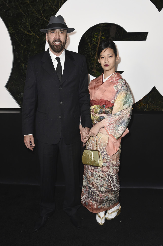O 58χρονος Nicolas Cage με την 27χρονη σύζυγό του, Riko Shibata -4/ φωτογραφία AP