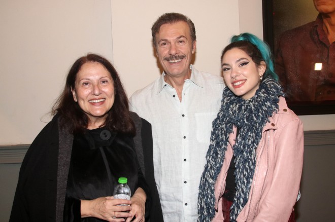 Ο Λάζαρος Γεωργακόπουλος με τη σύζυγό του και την κόρη τους