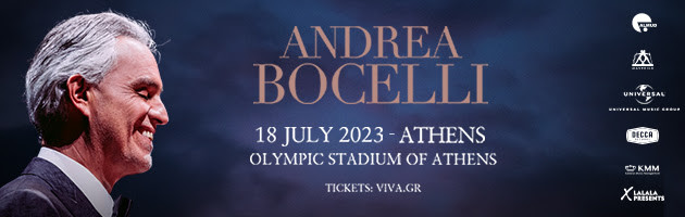 Ο Andrea Bocelli έρχεται στην Αθήνα