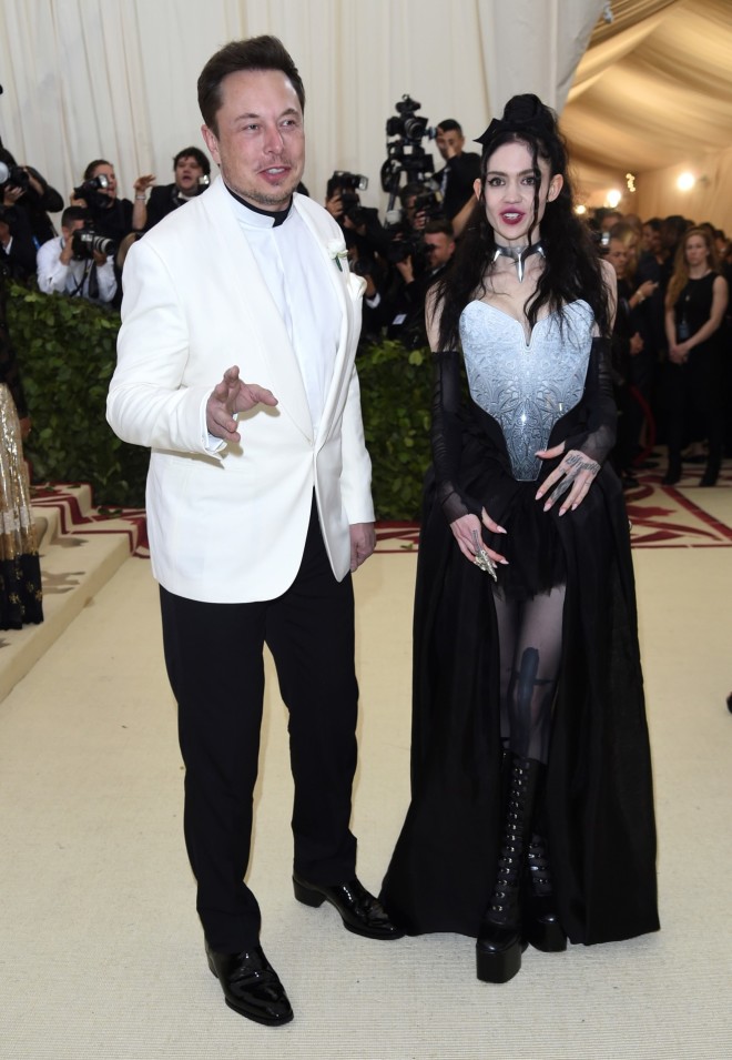 Elon Musk & Grimes στο MET Gala της Νέας Υόρκης το 2018