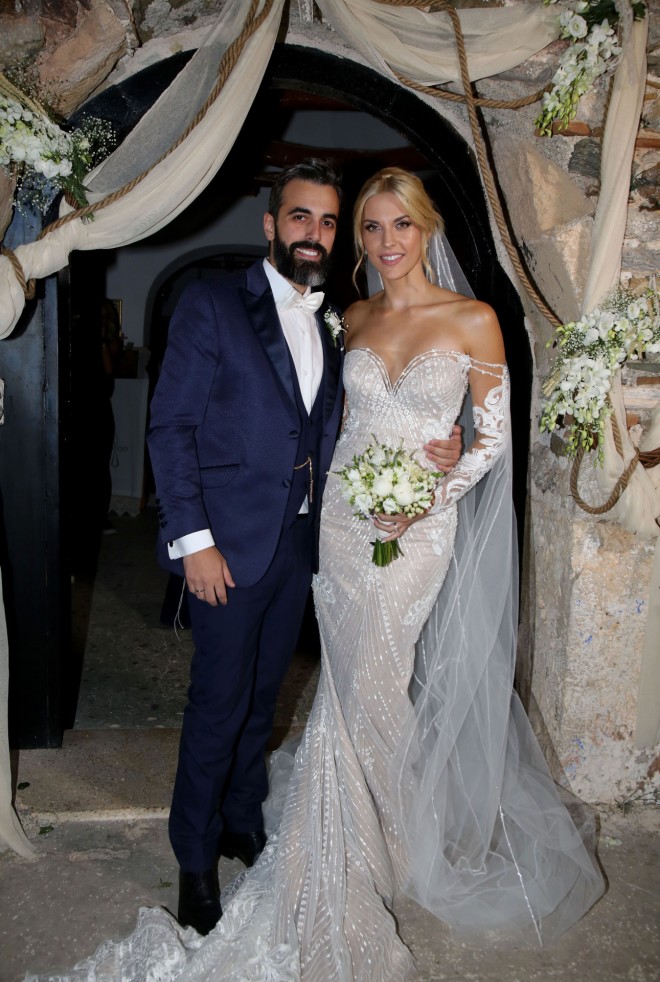 Η Μαντώ Γαστεράτου και ο Νίκος Ισηγόνης ενώθηκαν με τα ιερά δεσμά του γάμου στις 22 Σεπτεμβρίου του 2018