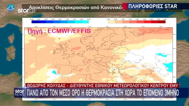 Η πρώτη πρόβλεψη για τον καιρό του χειμώνα στην Ελλάδα