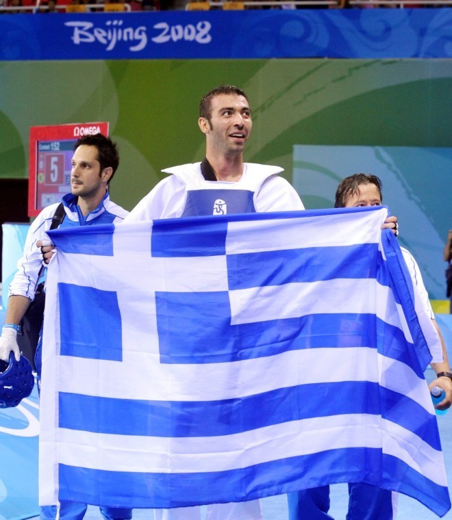 Ο Αλέξανδρος Νικολαΐδης στους Ολυμπιακούς Αγώνες του Πεκίνου όπου πήρε αργυρό μετάλλιο / Intimenews