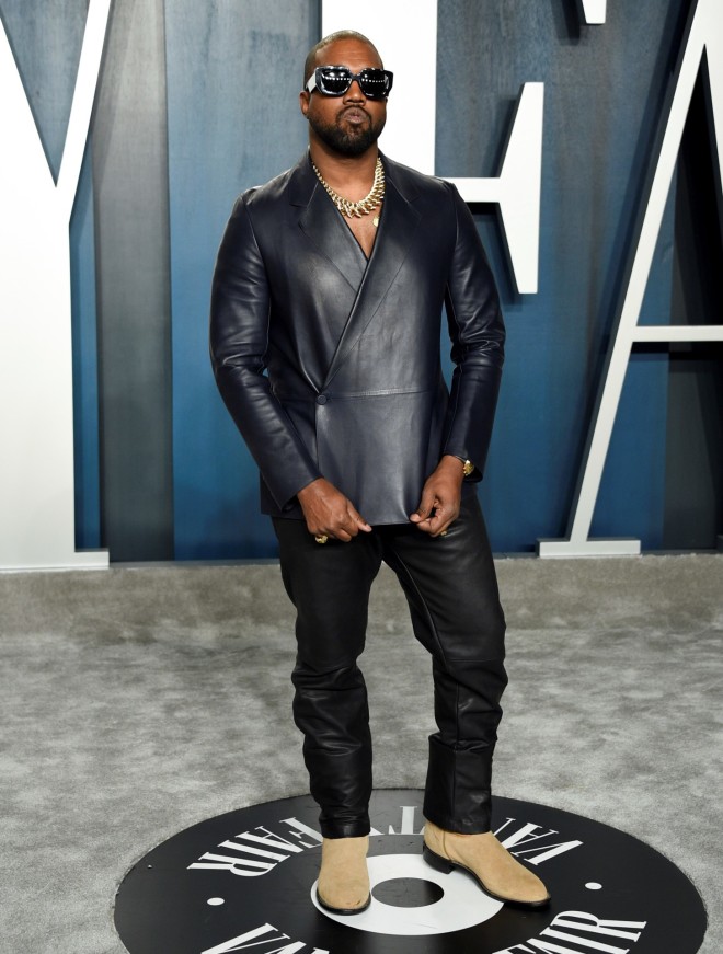 Ο Kanye West στο πάρτι του περιοδικού Vanity Fair το 2020