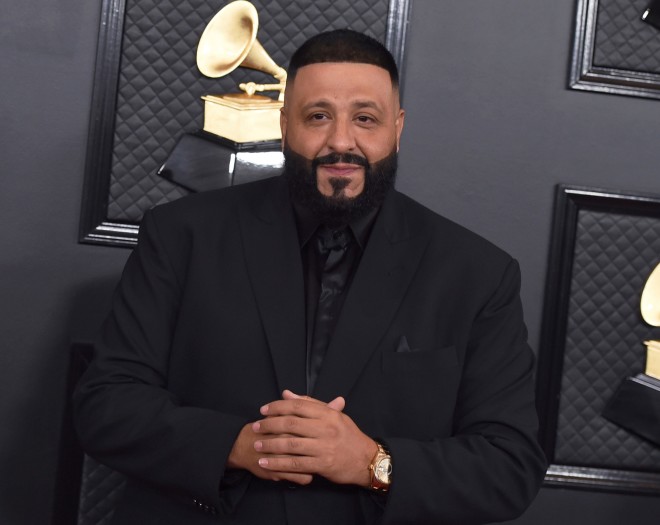 Ο DJ Khaled στο κόκκινο χαλί των βραβείων Grammy το 2020