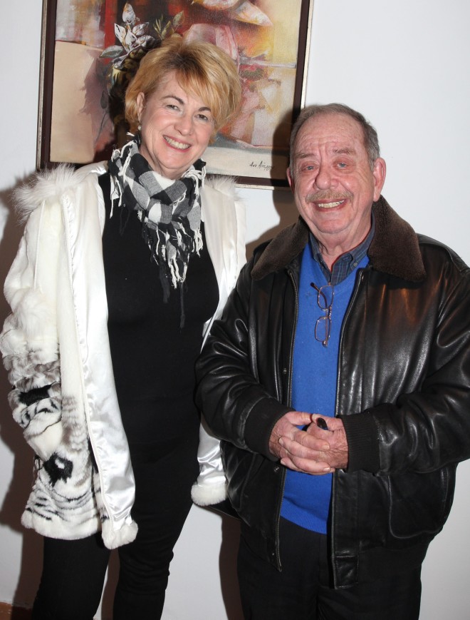 Ο Ηλίας Μαμαλάκης με τη δεύτερη σύζυγό του, Ντορίτα Πετρατζά