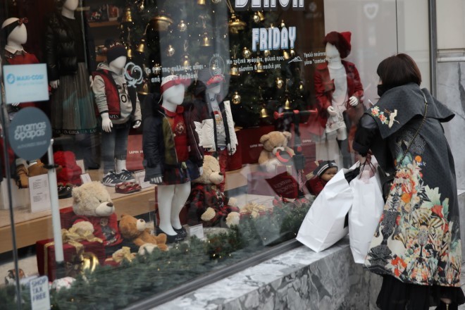 Τα καταστήματα θα λειτουργήσουν κανονικά την Κυριακή 11 Δεκεμβρίου και την Κυριακή 18 Δεκεμβρίου / Eurokinissi - Γιάννης Παναγόπουλος 