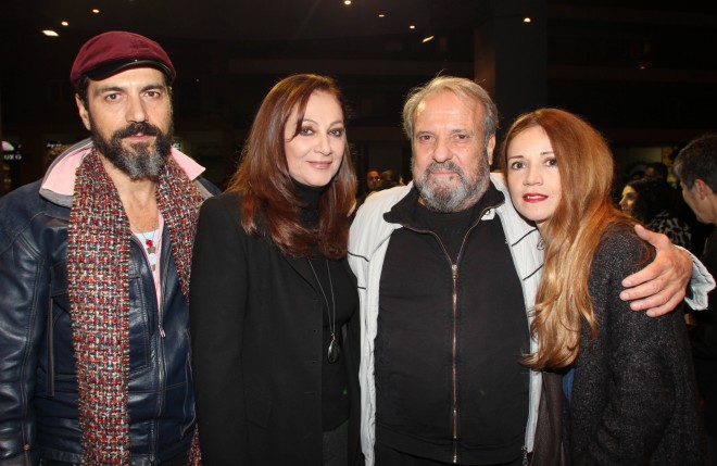Κώστας Φαλελάκης, Φιλαρέτη Κομνηνού, Μηνάς Χατζησάββας & Ιωάννα Παππά στο Θέατρο Πόρτα το 2014