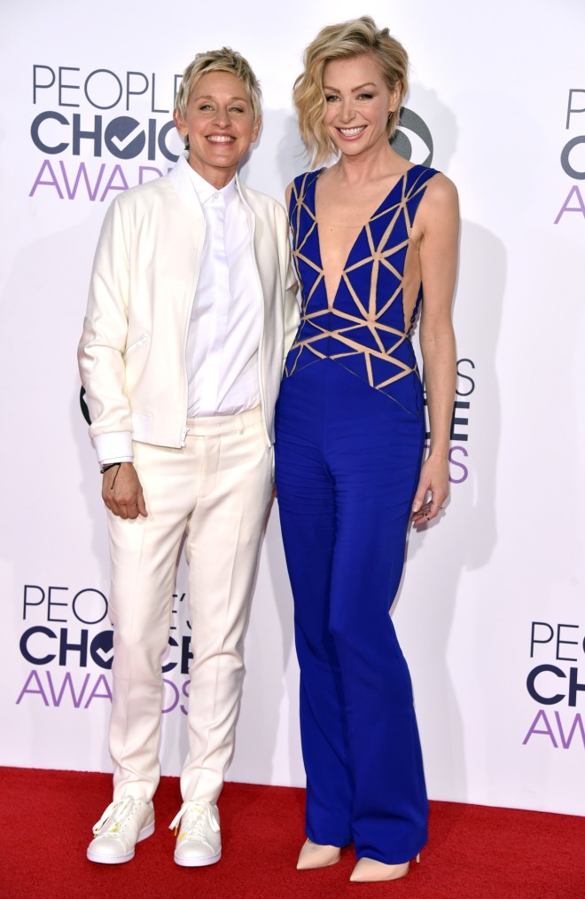 Ellen DeGeneres & Portia de Rossi στα βραβεία People's Choice το 2015