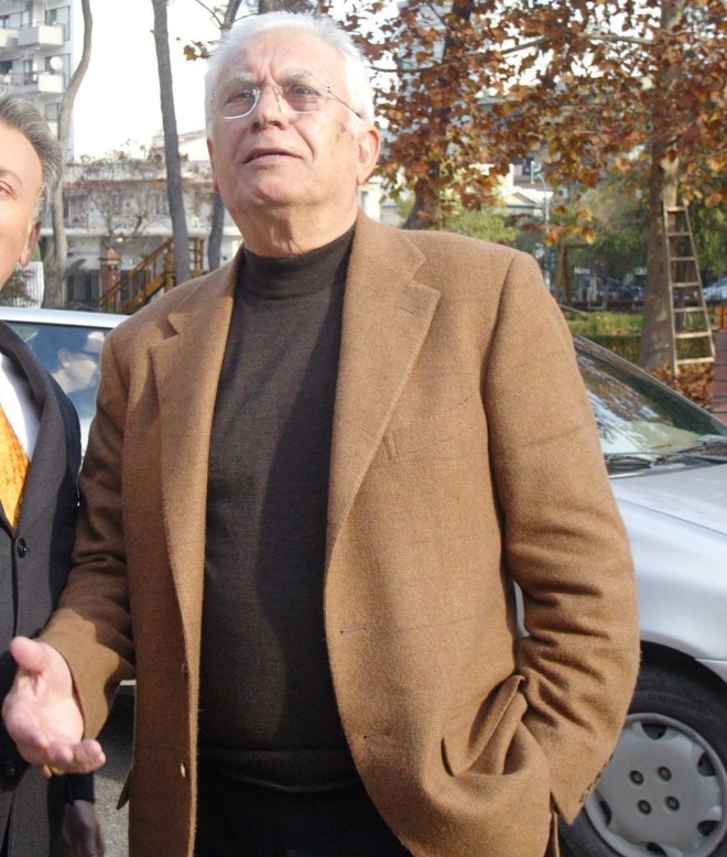 Ο Νίκος Ξανθόπουλος σε μια από τις σπάνιες δημόσιες εμφανίσεις του το 2005