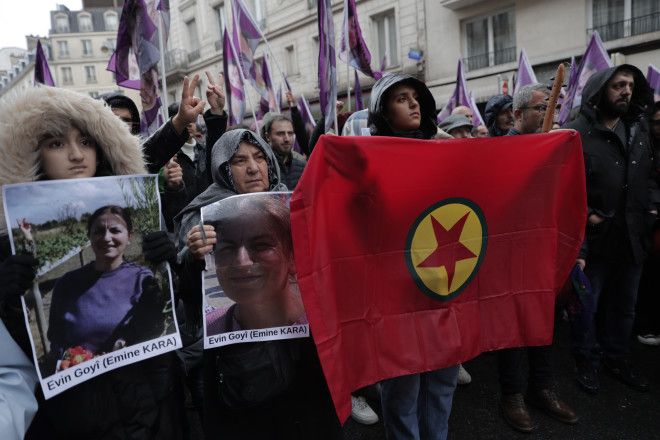 διαμαρτυρία Κούρδων στο Παρίσι