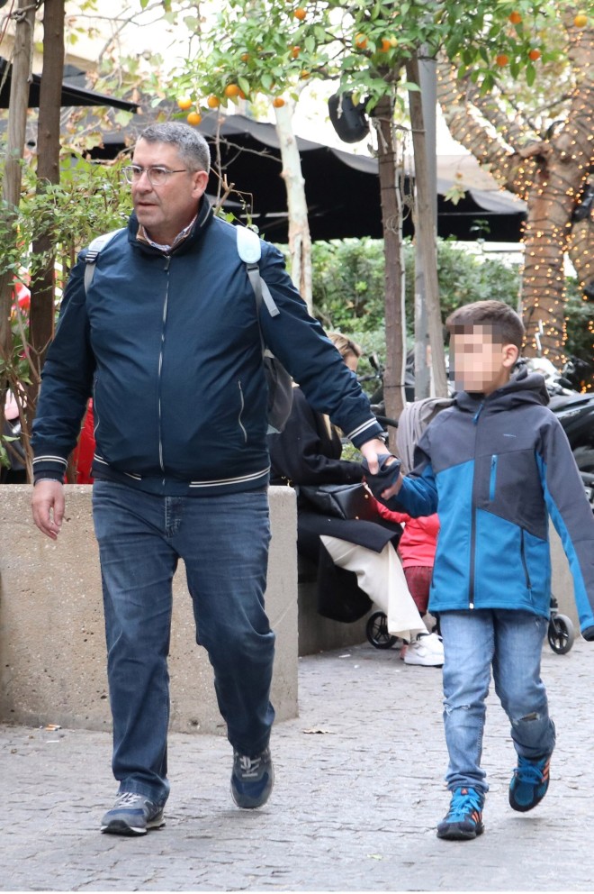 Άκης Παυλόπουλος με τον γιο του