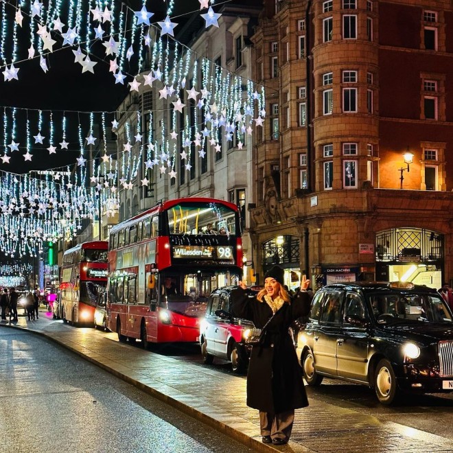 Βάσω Λασκαράκη Ταξίδι στο Λονδίνο για την Πρωτοχρονιά