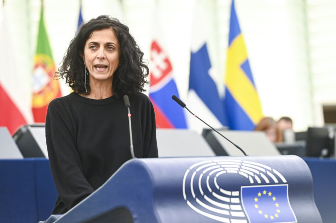 Η ευρωβουλευτής Μαρί Αρίνα