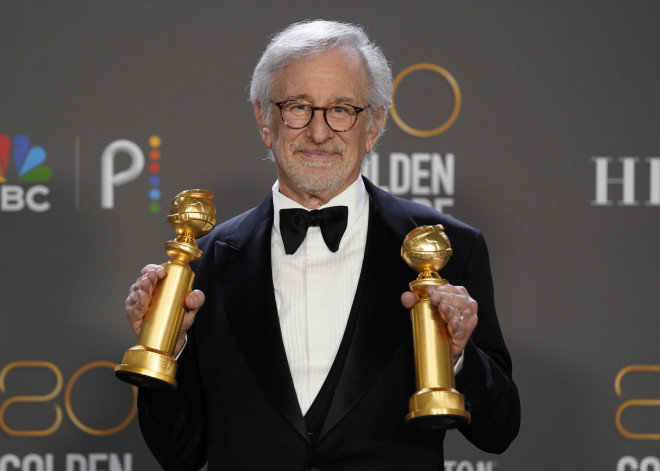 O Steven Spielberg απέσπασε τα βραβεία καλύτερης δραματικής ταινίας και σκηνοθεσίας για την ταινία «The Fabelmans»/φωτογραφία AP Chris Pizzello. 
