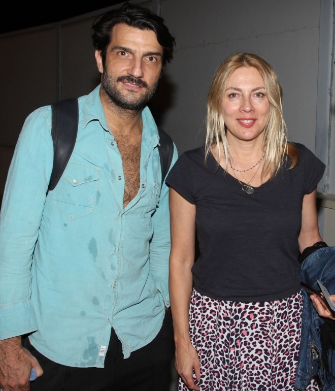 Ο Νίκος Κουρής κι η Σμαράγδα Καρύδη έχουν συνεργαστεί παλιότερα στο θέατρο /Φωτογραφία NDP Photo Agency