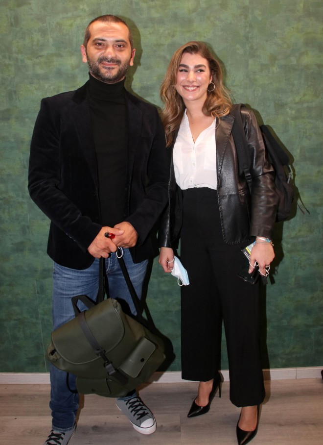 Ο Λεωνίδας Κουτσόπουλος κι η Χρύσα Μιχαλοπούλου σε μια από τις σπάνιες δημόσιες εμφανίσεις τους