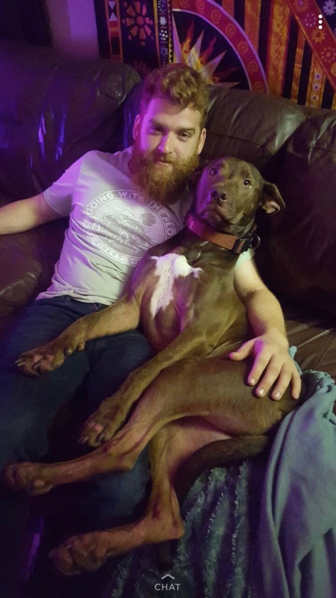 Ο 30χρονος που σκοτώθηκε στο Κάνσας με τον σκύλο του - Facebook