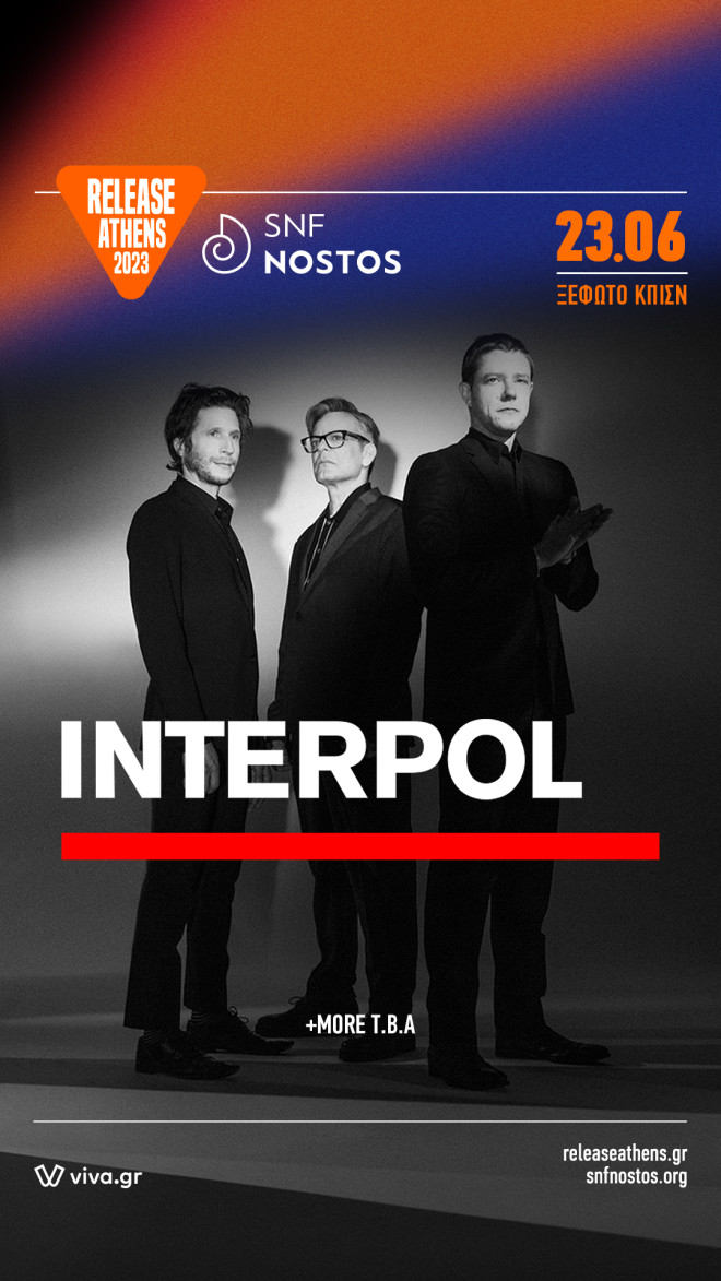 Η θρυλική Siouxsie κι οι υπέροχοι Interpol στο Release Athens x SNF Nostos!