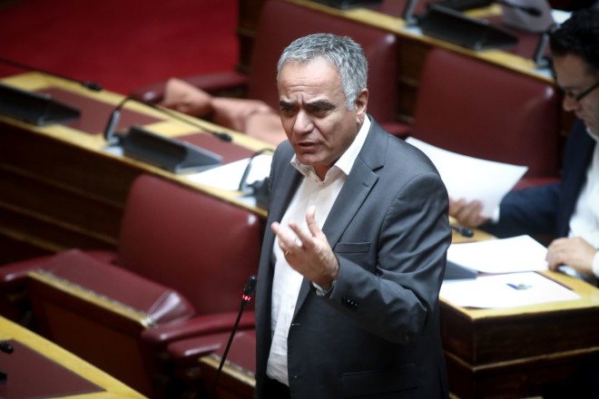 «Εάν ο ΣΥΡΙΖΑ είναι δεύτερο κόμμα και το επιτρέπουν τα νούμερα, θα πρέπει να αποπειραθεί. Θεωρώ ότι αυτό είναι μια κυβέρνηση νίκης», είπε ο βουλευτής του ΣΥΡΙΖΑ Πάνος Σκουρλέτης για το ενδεχόμενο κυβέρνησης μειοψηφίας / Eurokinissi - Γιάννης Παναγόπουλος