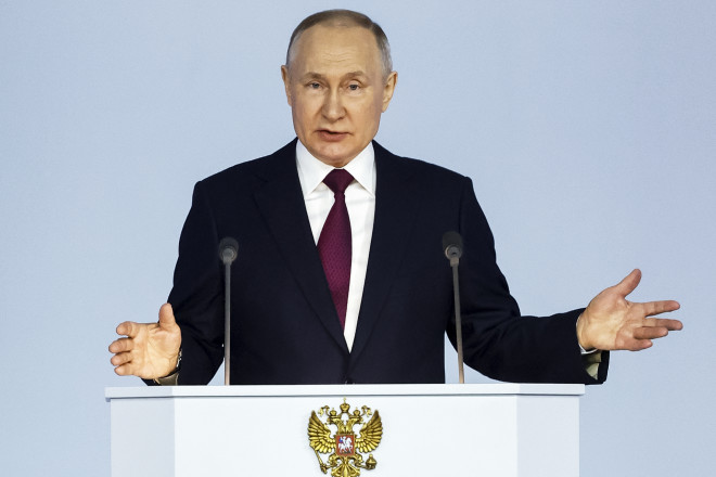 Διάγγελμα Βλαντίμιρ Πούτιν για τον πόλεμο στην Ουκρανία