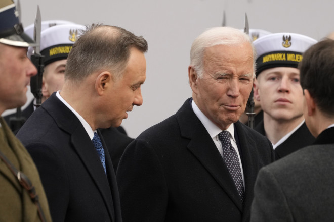 Επίσκεψη Μπάιντεν στην Πολωνία/  AP Photo/Czarek Sokolowski