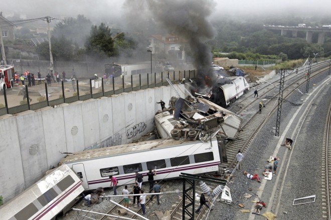 Εκτροχιασμός τρένου στην Ισπανία το 2013
