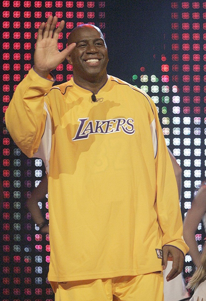 Ο Τζόνσον με στολή των LA Lakers στο NBA All-Star Shooting Stars το 2006