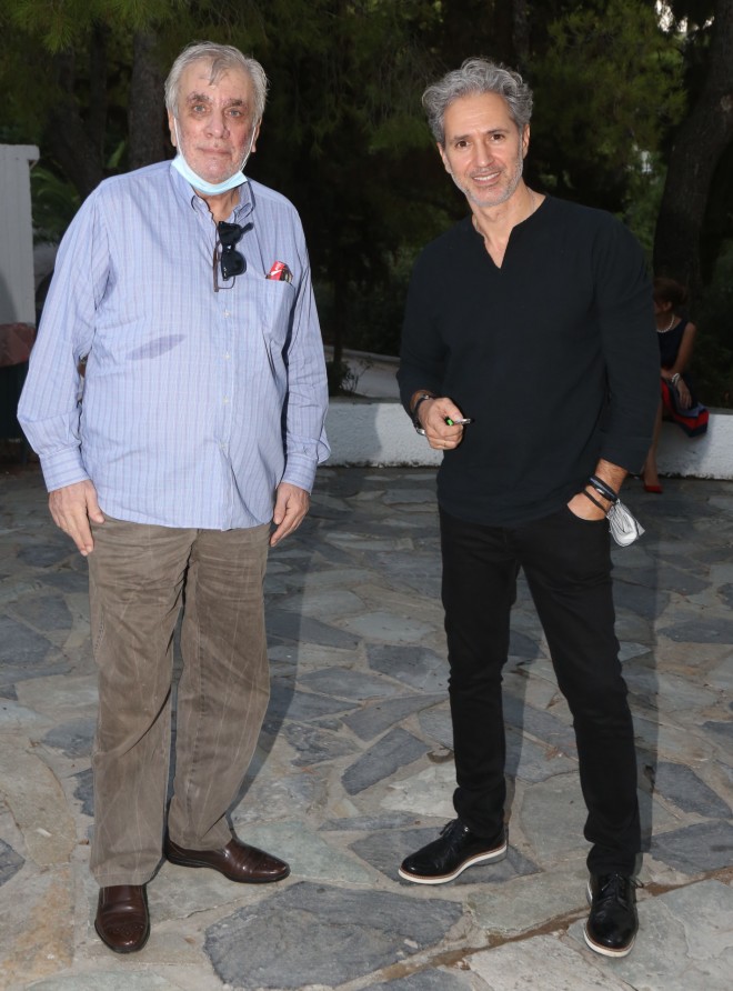 Ο Στηβ Κακέτσης με τον Δημήτρη Κόκοτα τον Σεπτέμβριο του 2020